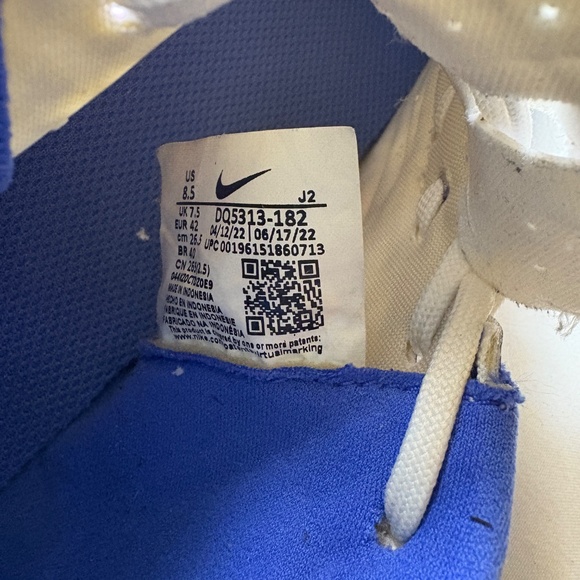 Men's Nike Zoom Mercurial Vapor 15 Academy CR7IC Azulejo Blue SoccerShoes Sz 8.5 - Picture 10 of 16